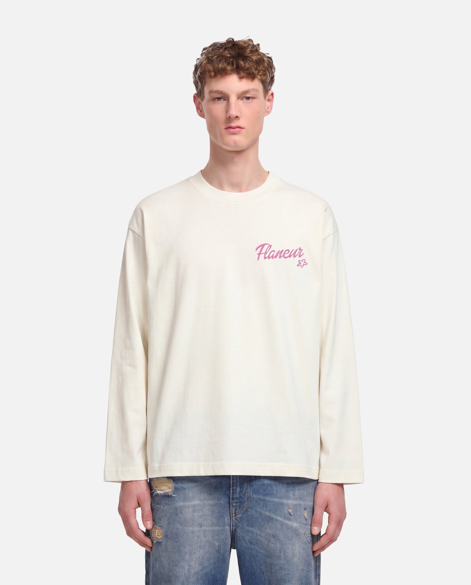 FH Doves Long Sleeve | White