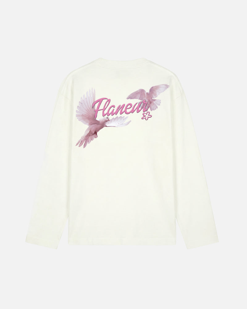 FH Doves Long Sleeve | White