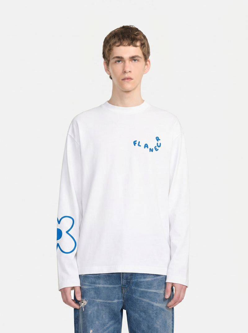 Blossom Long Sleeve | White