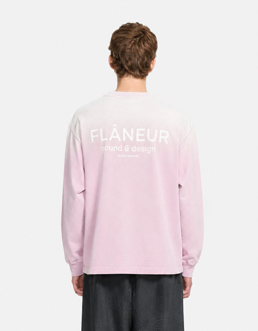 Sound & Design Studio Member Long Sleeve | Washed Pink