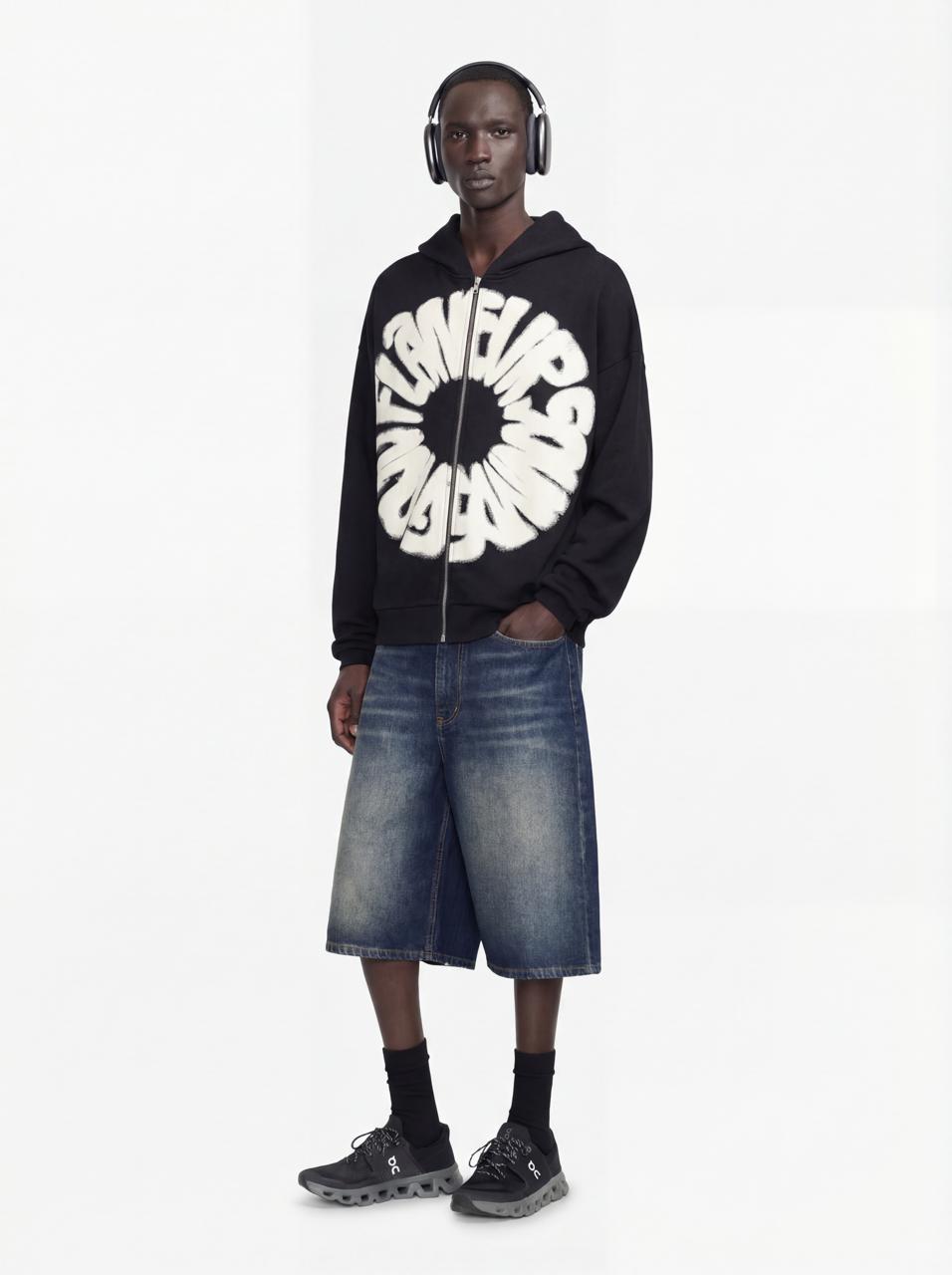 Sounds Good Zip-Up | Schwarz