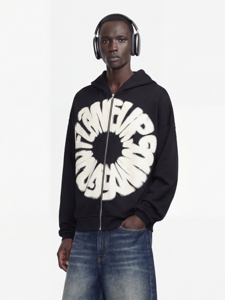 Sounds Good Zip-Up | Black