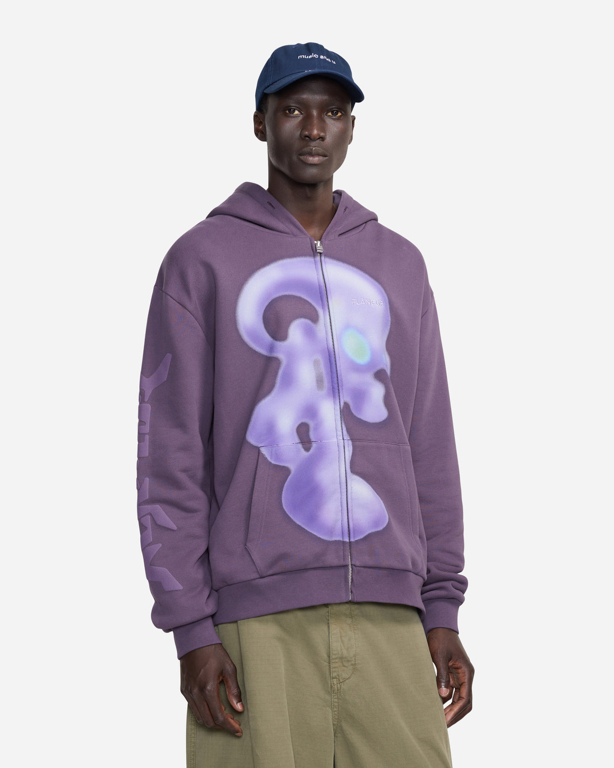 Alien Zip-Up | Purple