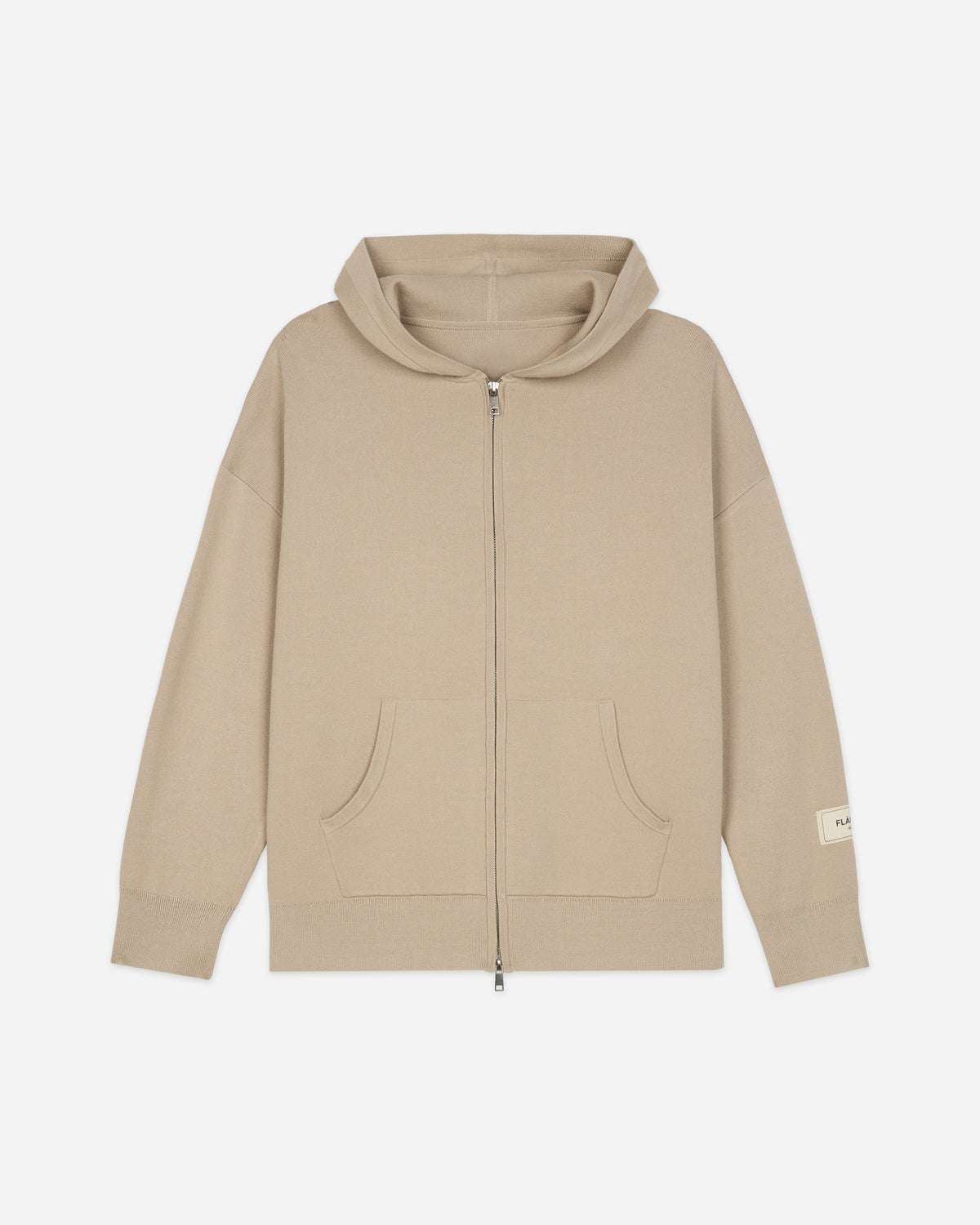Atelier Knit Zip-Up | Beige