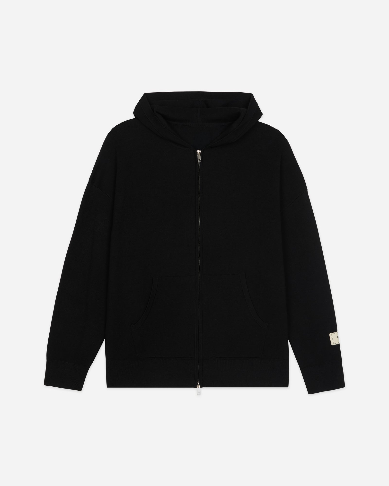 Atelier Knit Zip-Up | Zwart