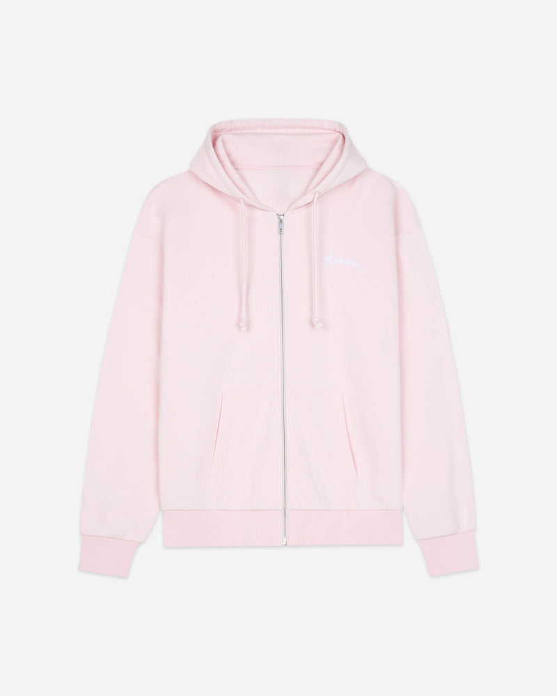 Signature Zip-Up Hoodie | Pink