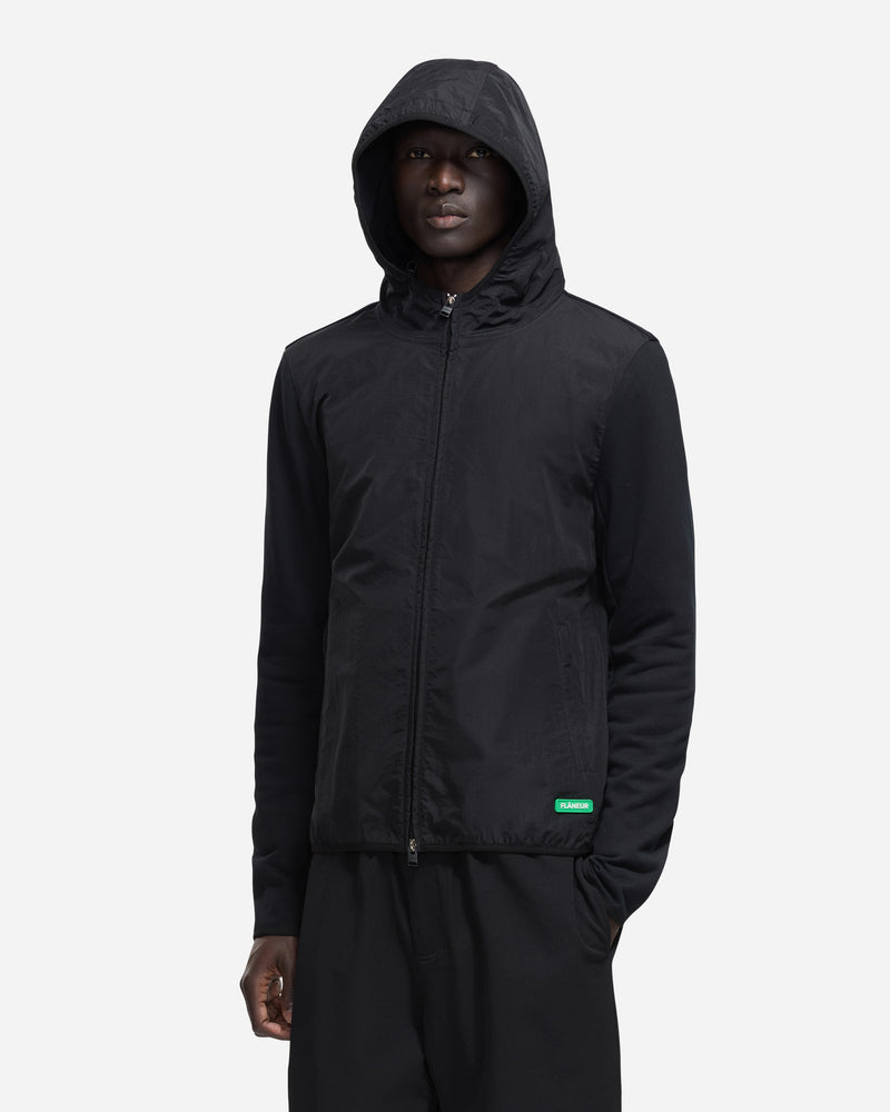 Badge Technical Zip-Up | Black