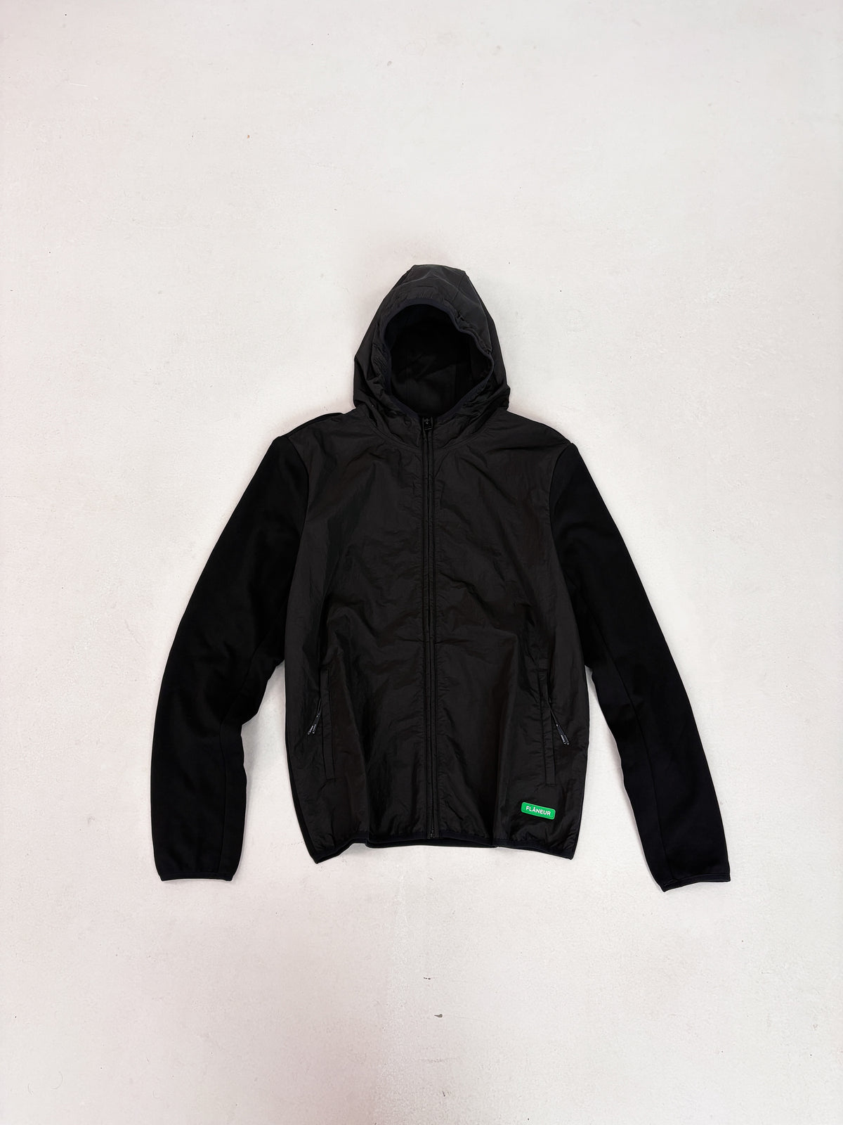 Badge Technical Zip-Up | Black