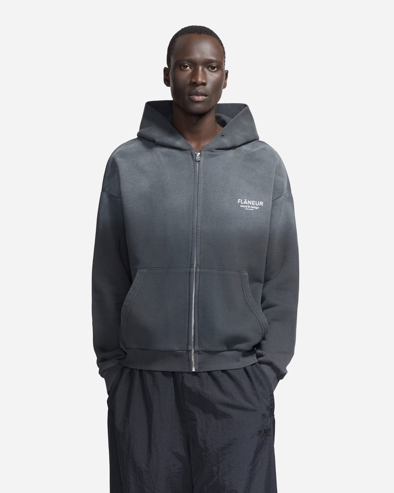 Sound & Design Studio Member Zip-Up | Washed Black