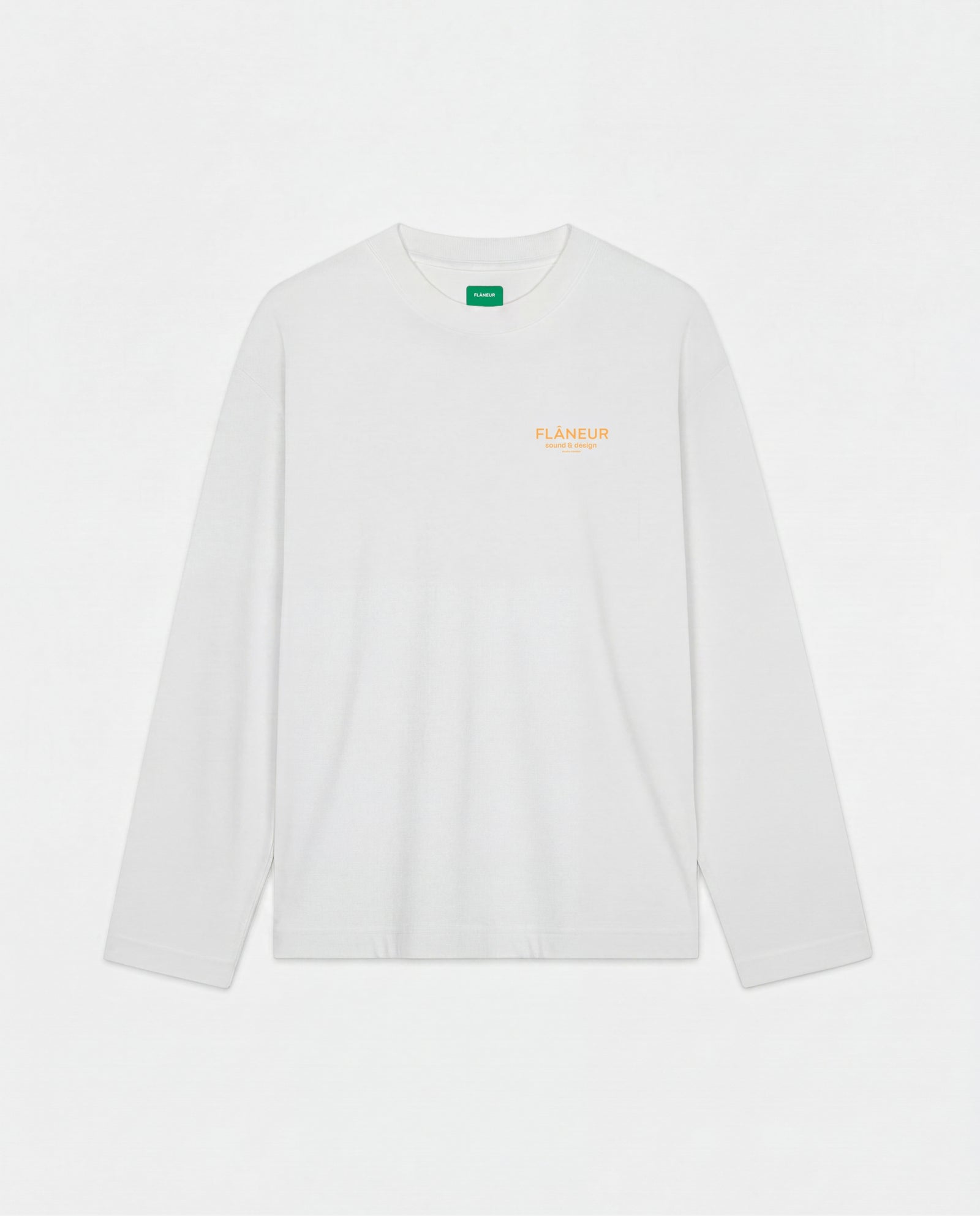 Sound & Design Long Sleeve | White/Orange