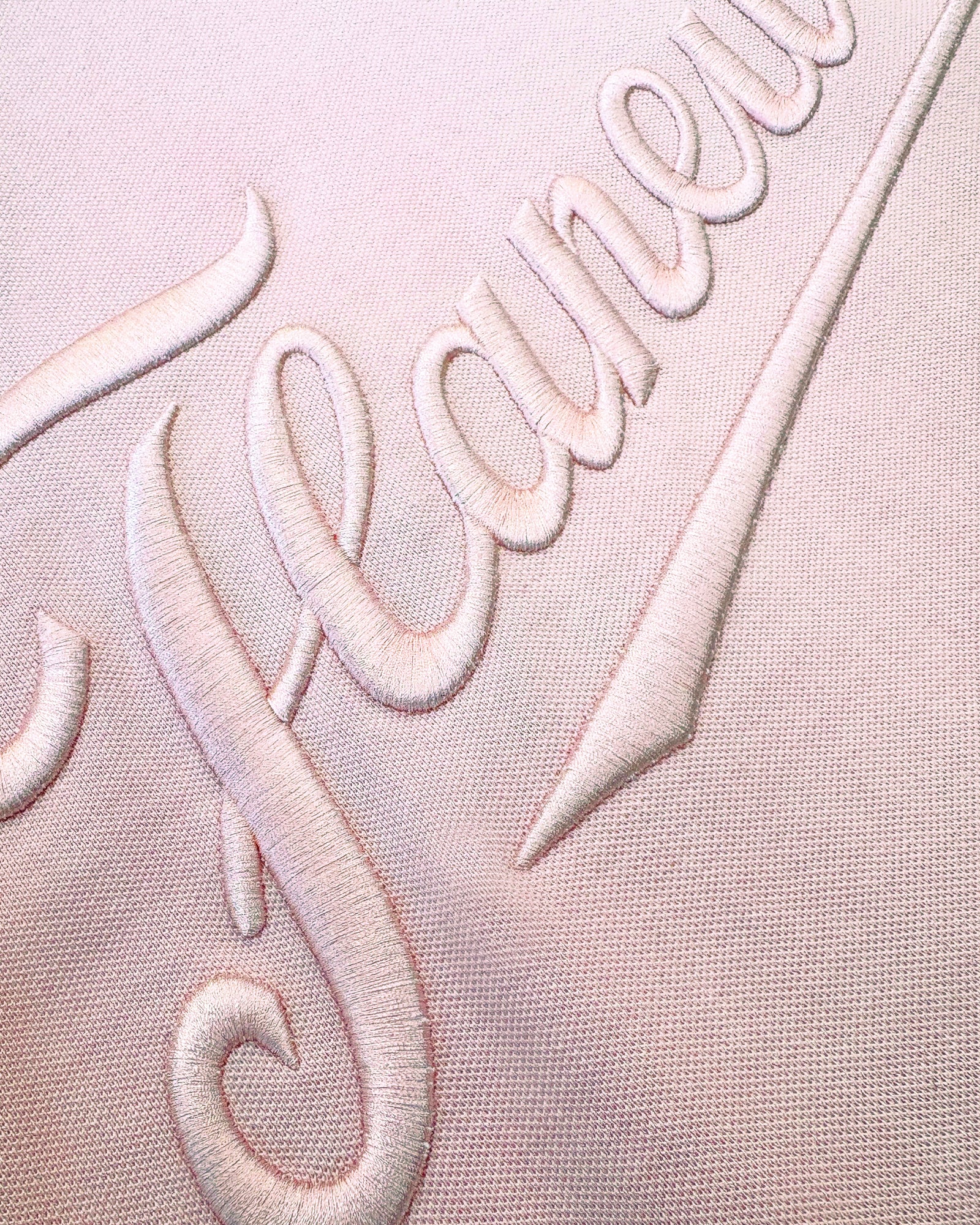 Embroidered Logo Long Sleeve | Pink