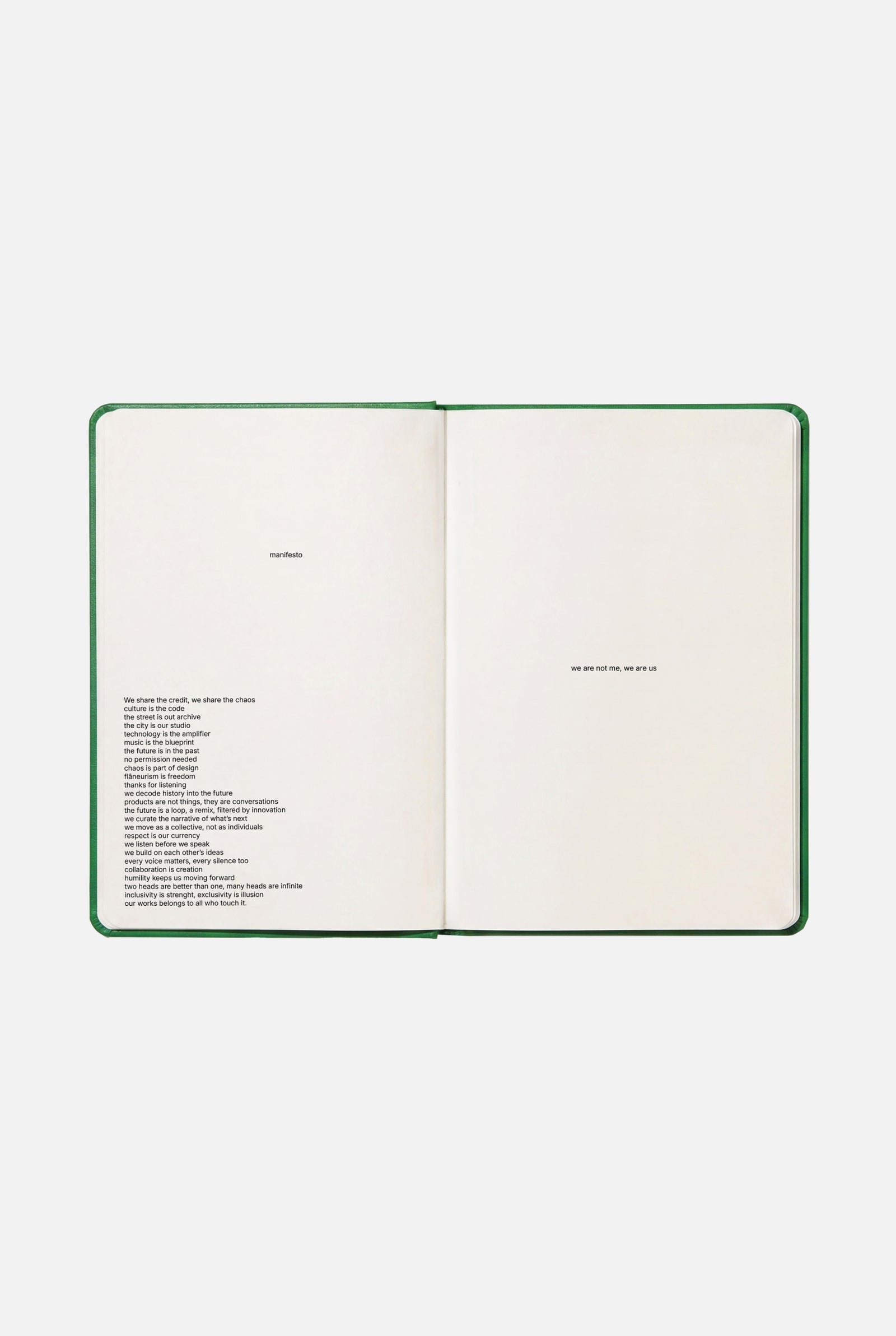 Flaneur Notebook | Green