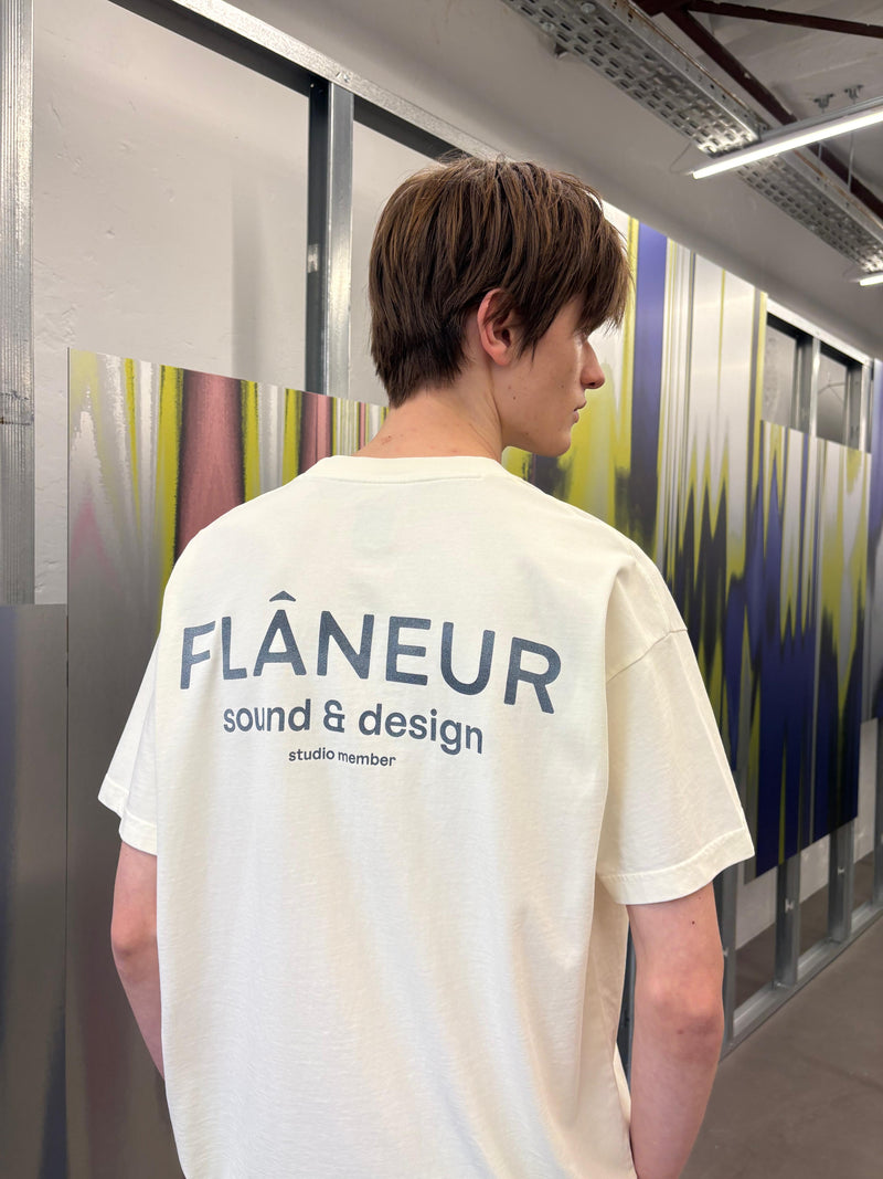 Sound & Design Studio Member T-Shirt | Washed White