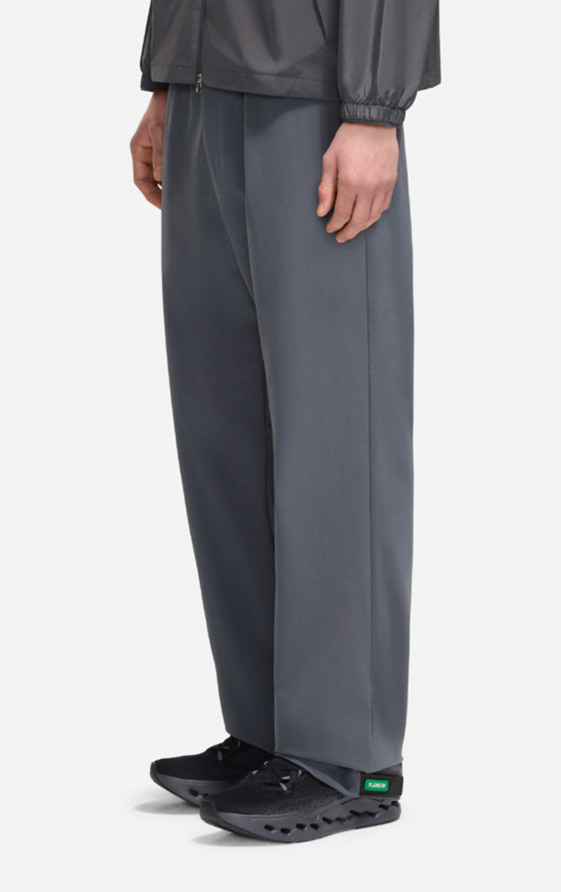 Badge Formal Tech Pants | Dark Grey
