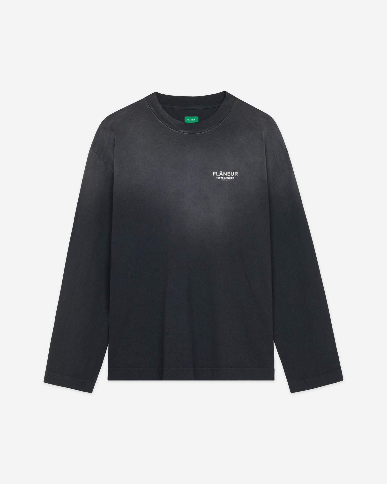 Sound & Design Long Sleeve Washed | Washed Black