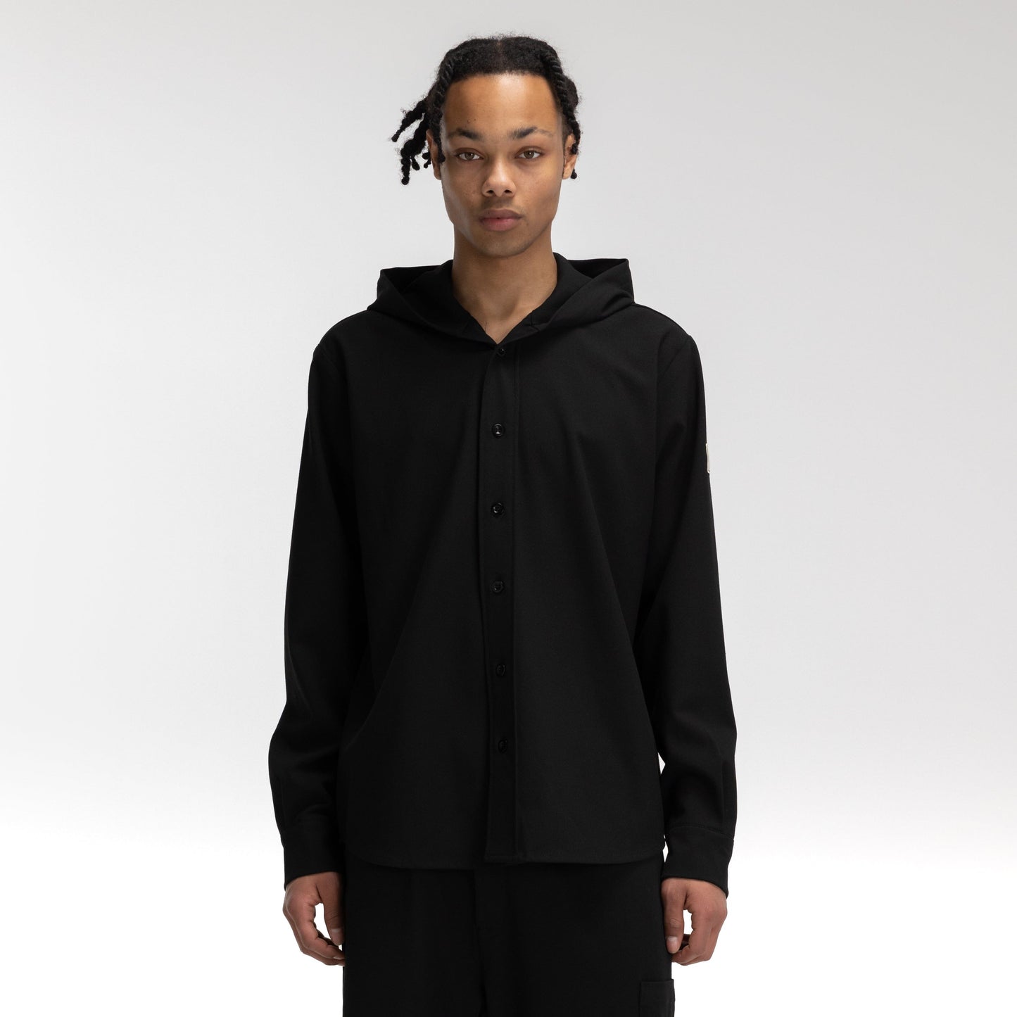 Atelier Hooded Shirt | Black