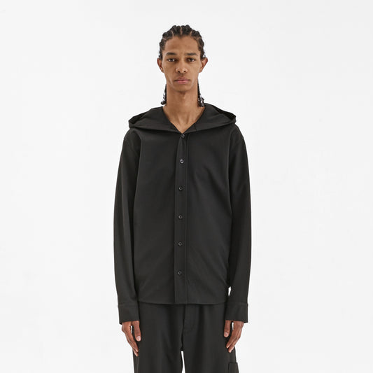 Atelier Hooded Shirt Black