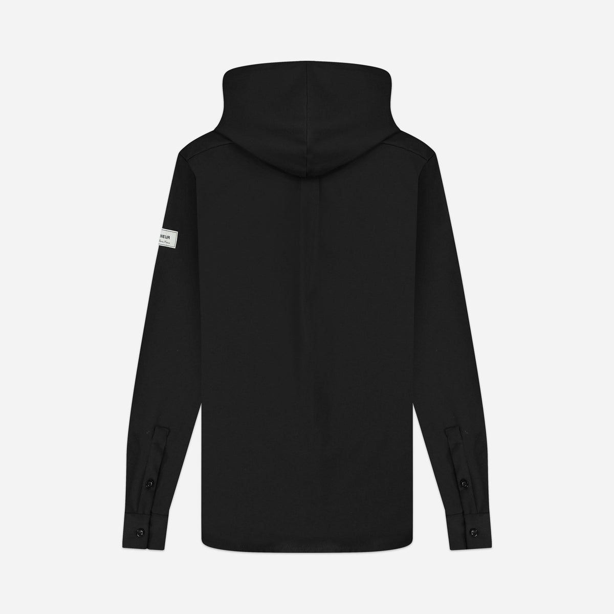 Atelier Hooded Shirt | Black
