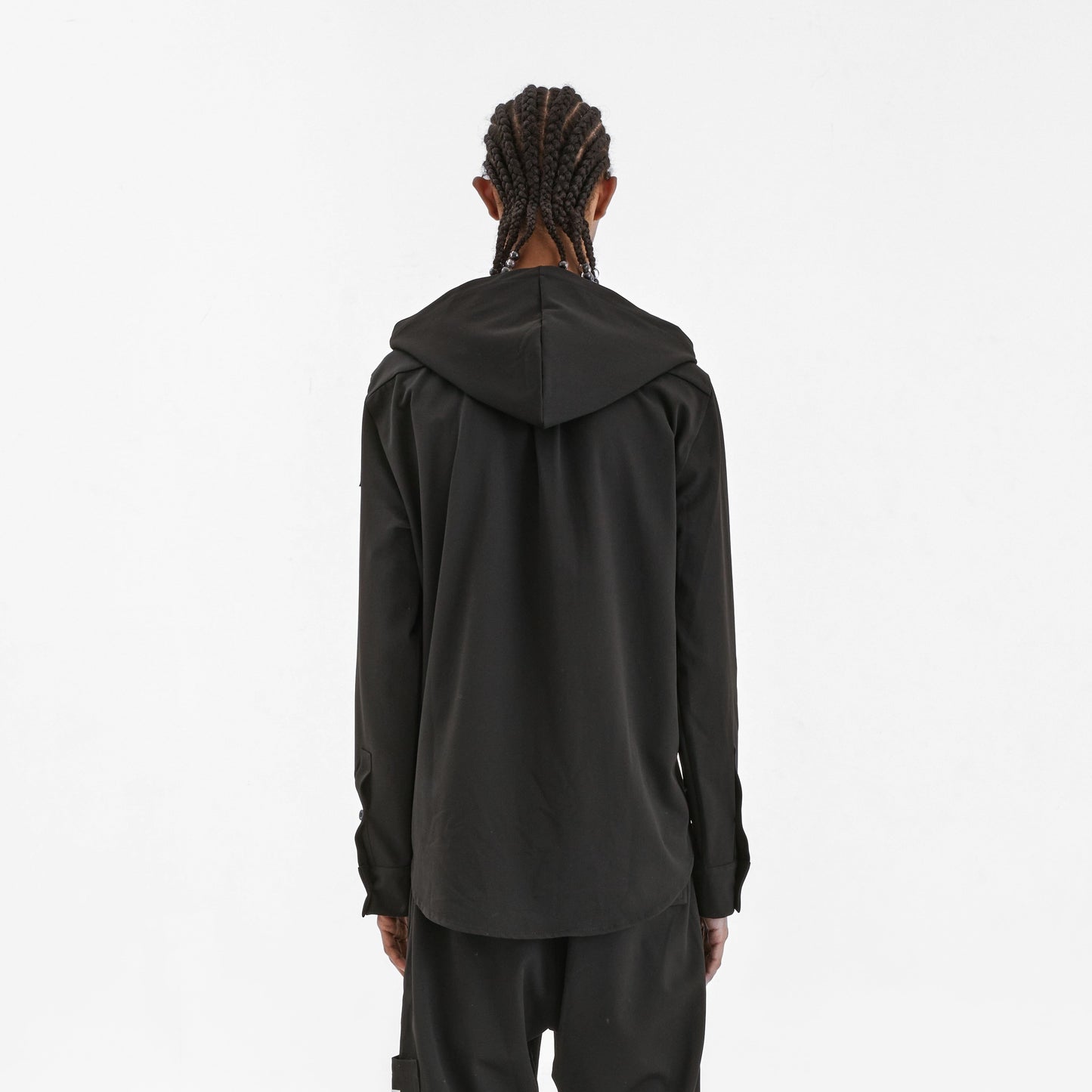 Atelier Hooded Shirt Black