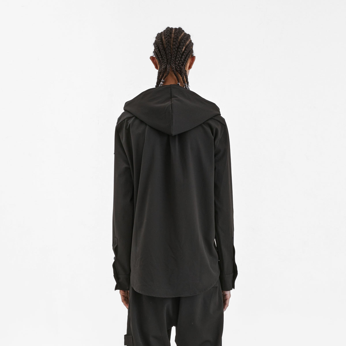 Atelier Hooded Shirt | Black