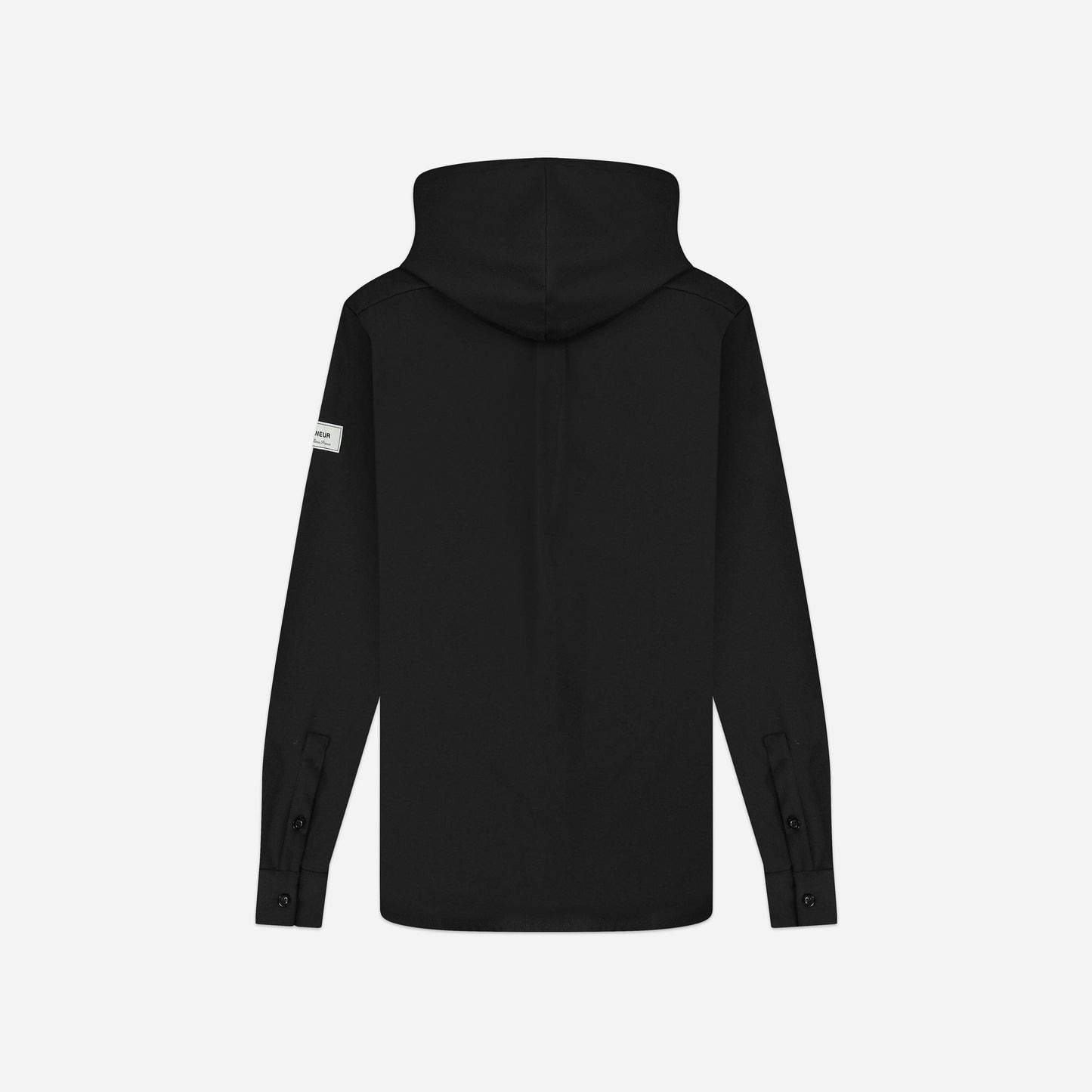 Atelier Hooded Shirt | Black