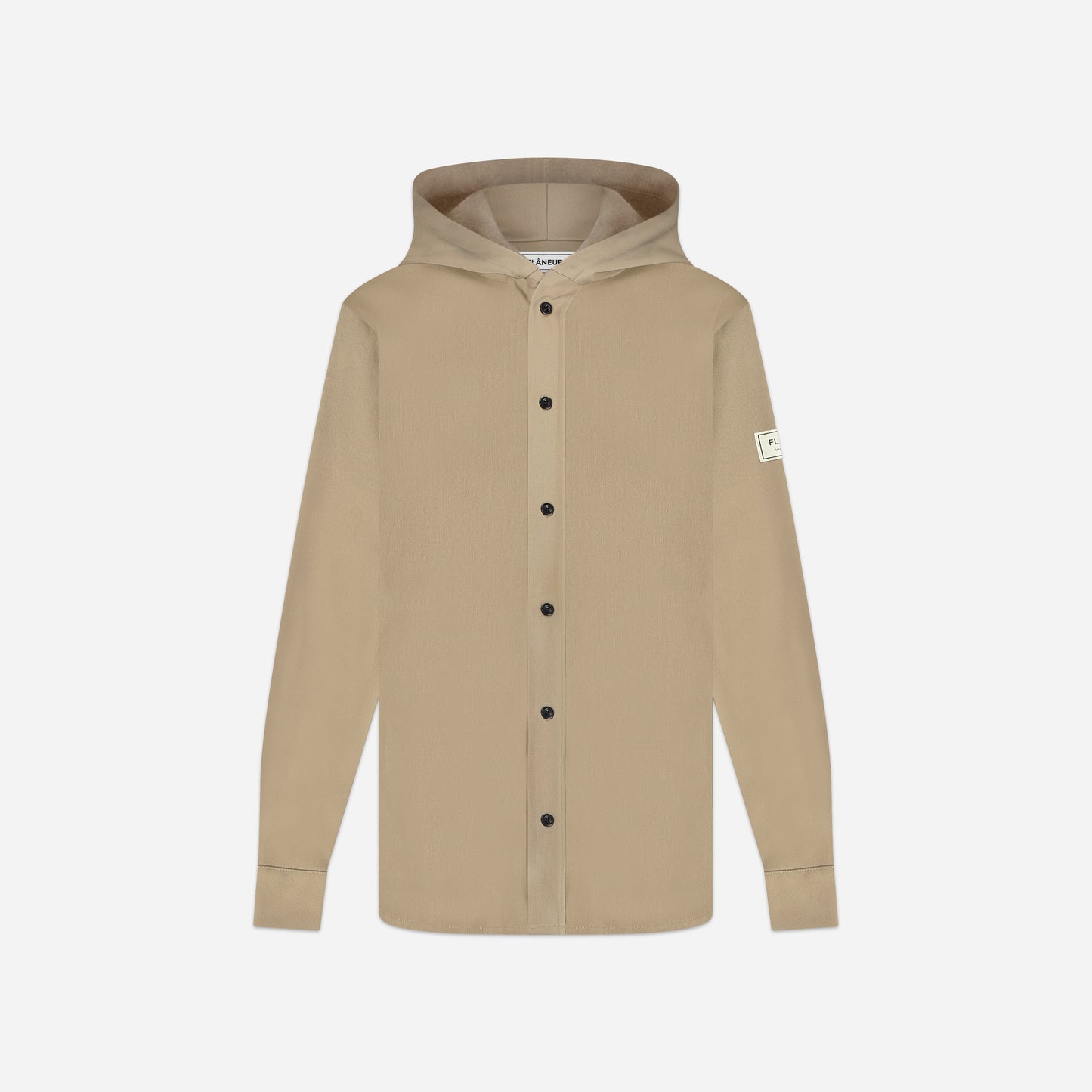 Atelier Hooded Shirt | Light Brown