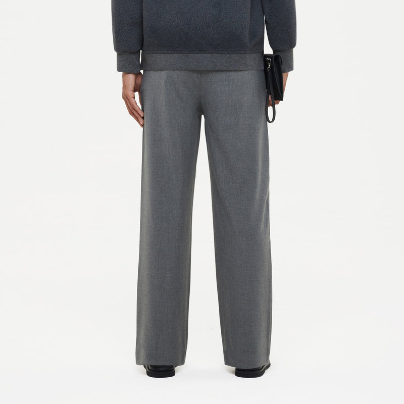 Atelier Pantalon with Rubber Patch | Grey