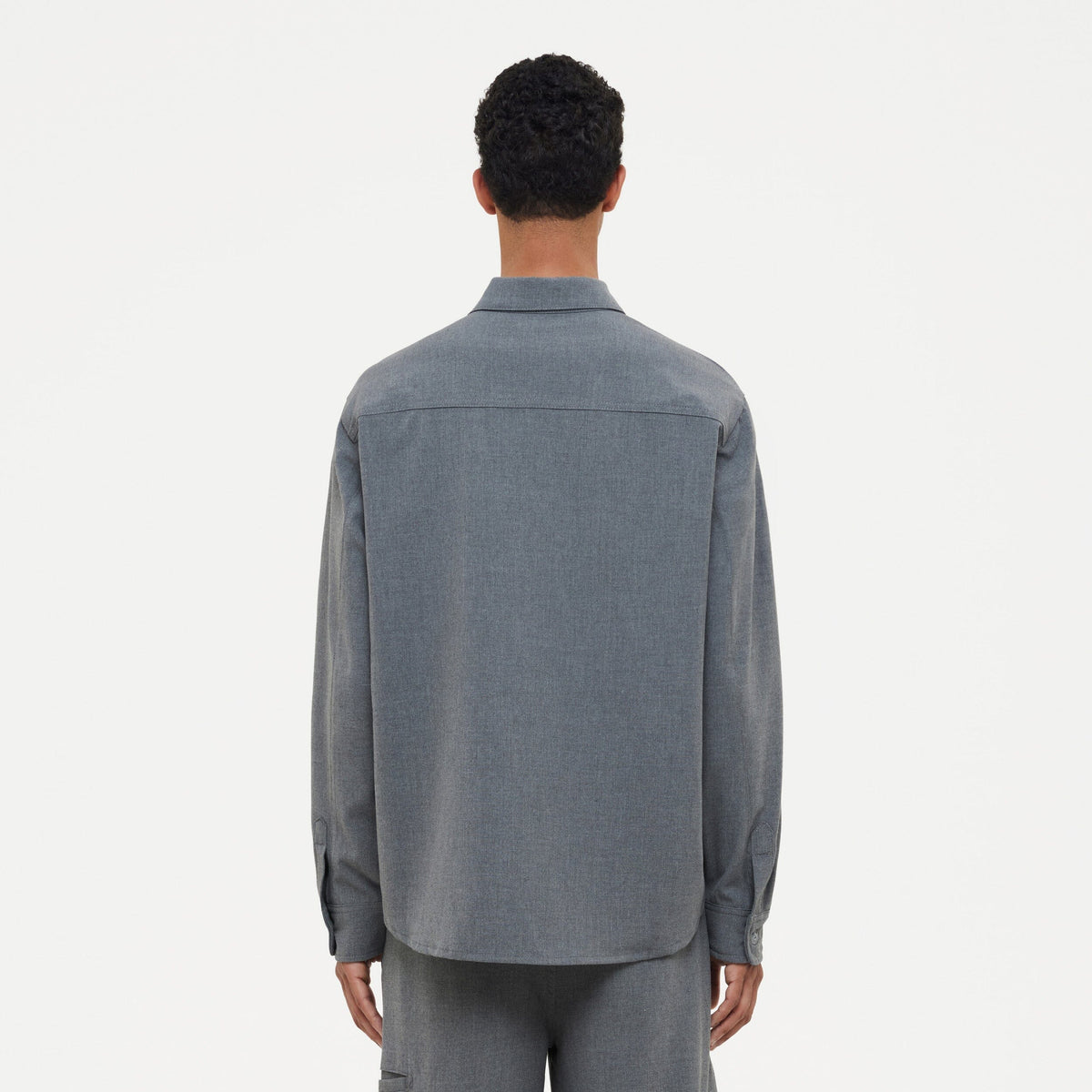 Atelier Shirt with Rubber Patch | Grey