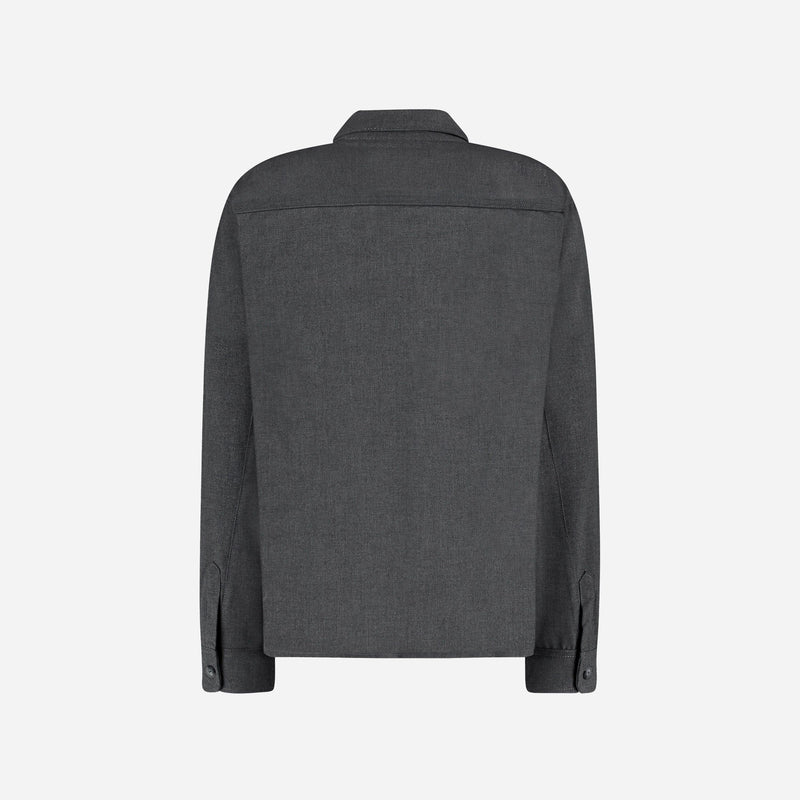 Atelier Shirt with Rubber Patch | Grey