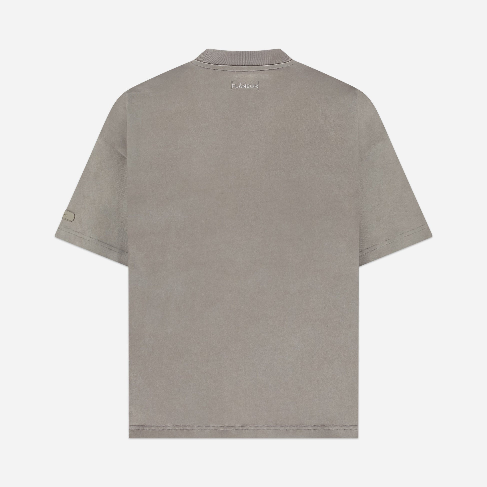 Atelier T-Shirt with Rubber Patch Grey