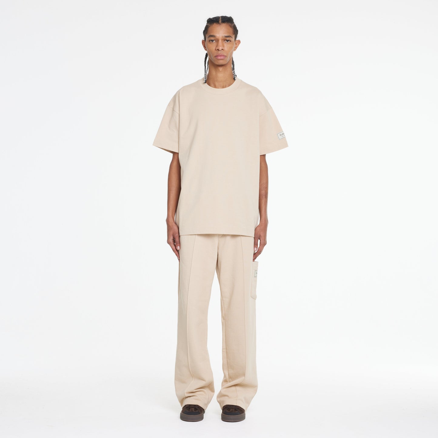 Atelier Tailored Casual Trousers Tan