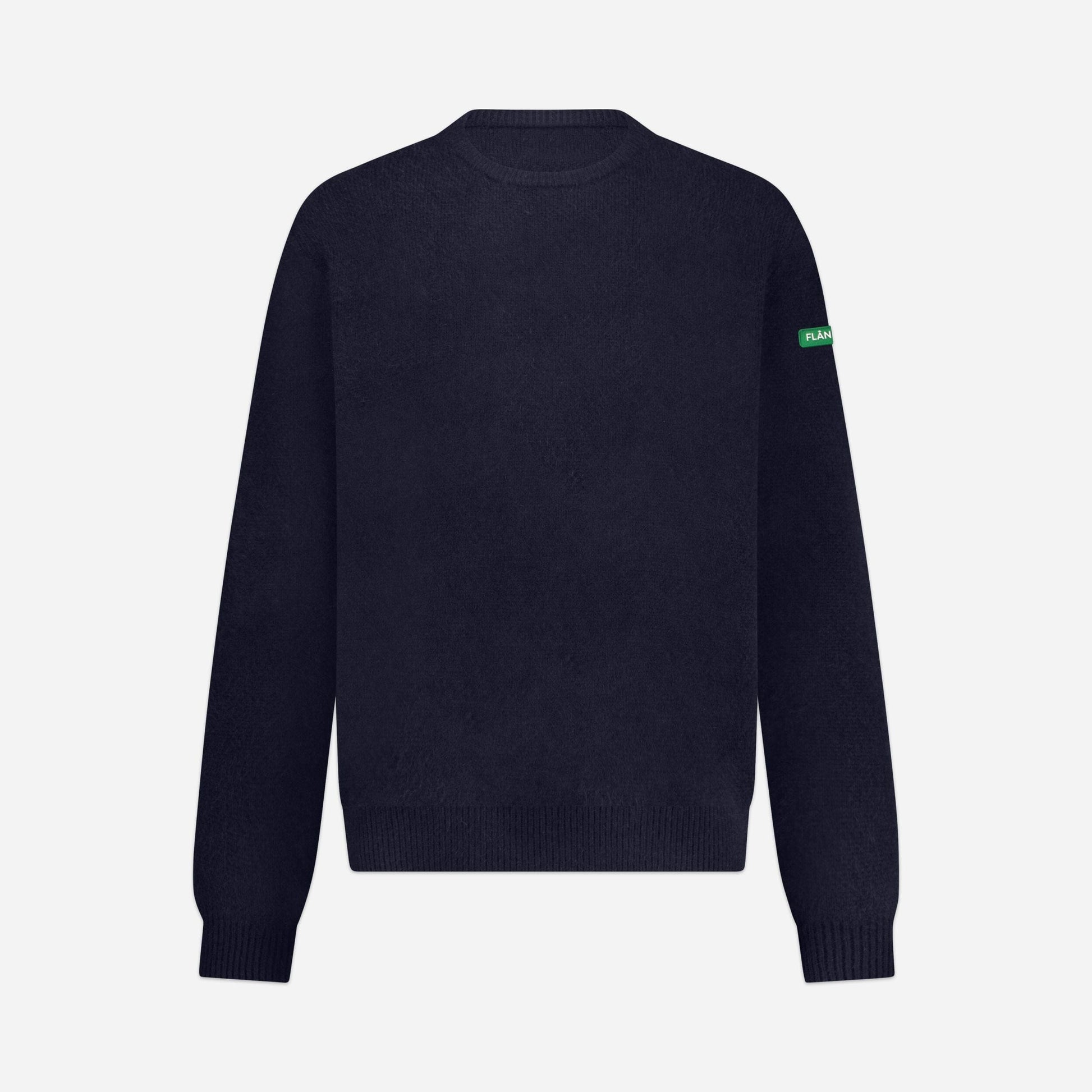 Badge Knit Sweater | Navy