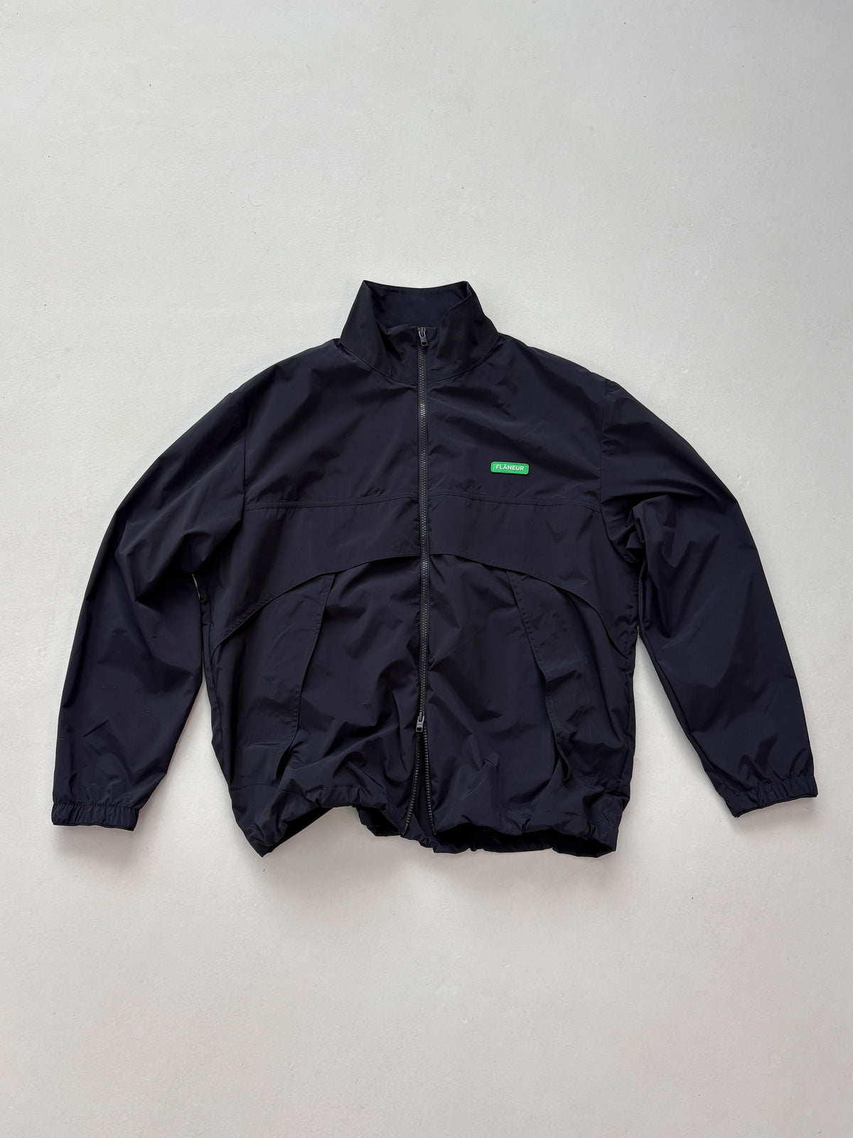 Badge Track Jacket | Navy
