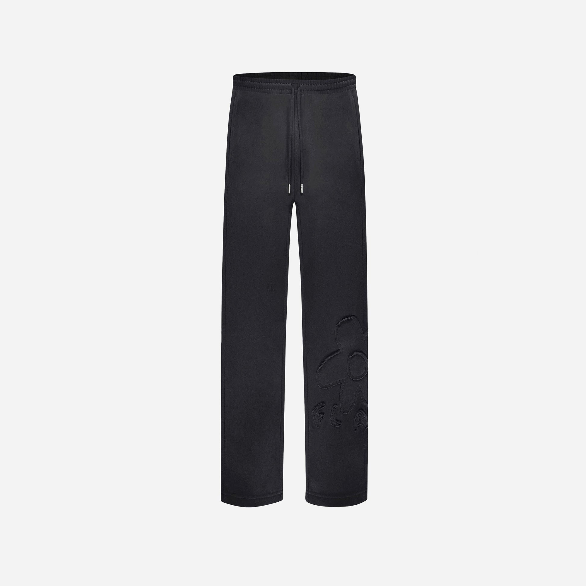 Blossom Patches Sweatpants | Black