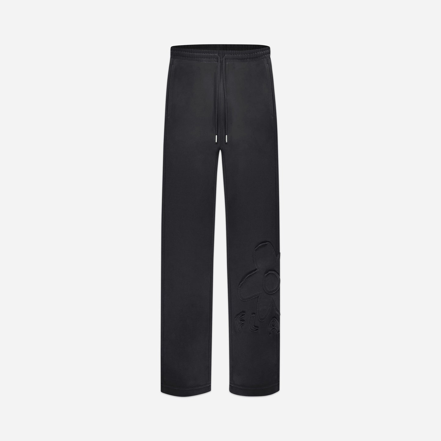 Blossom Patches Sweatpants Black