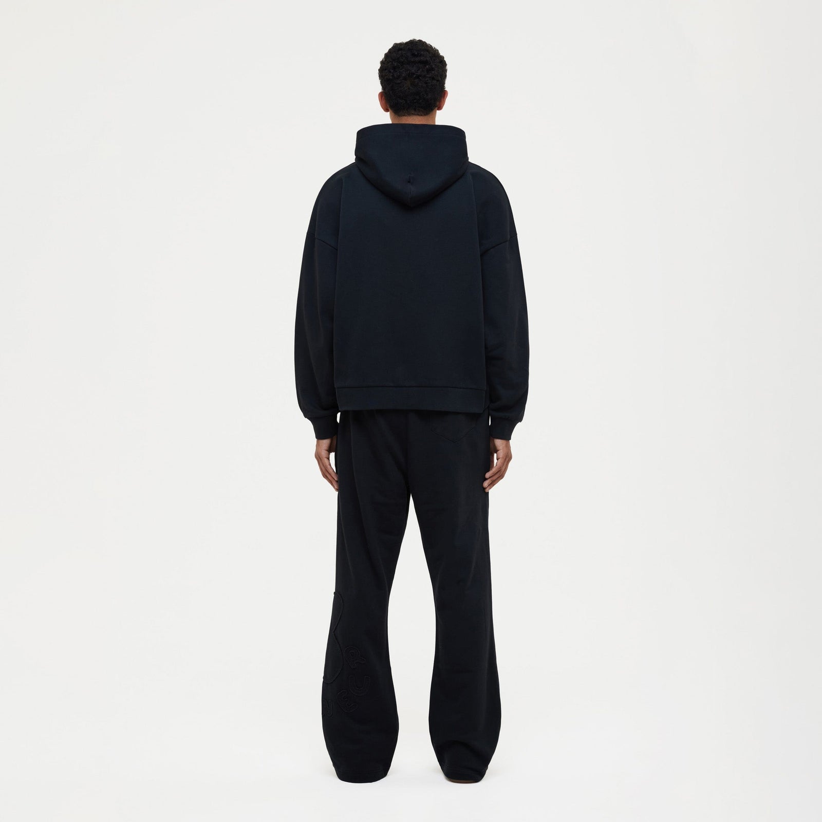 Blossom Patches Sweatpants | Black