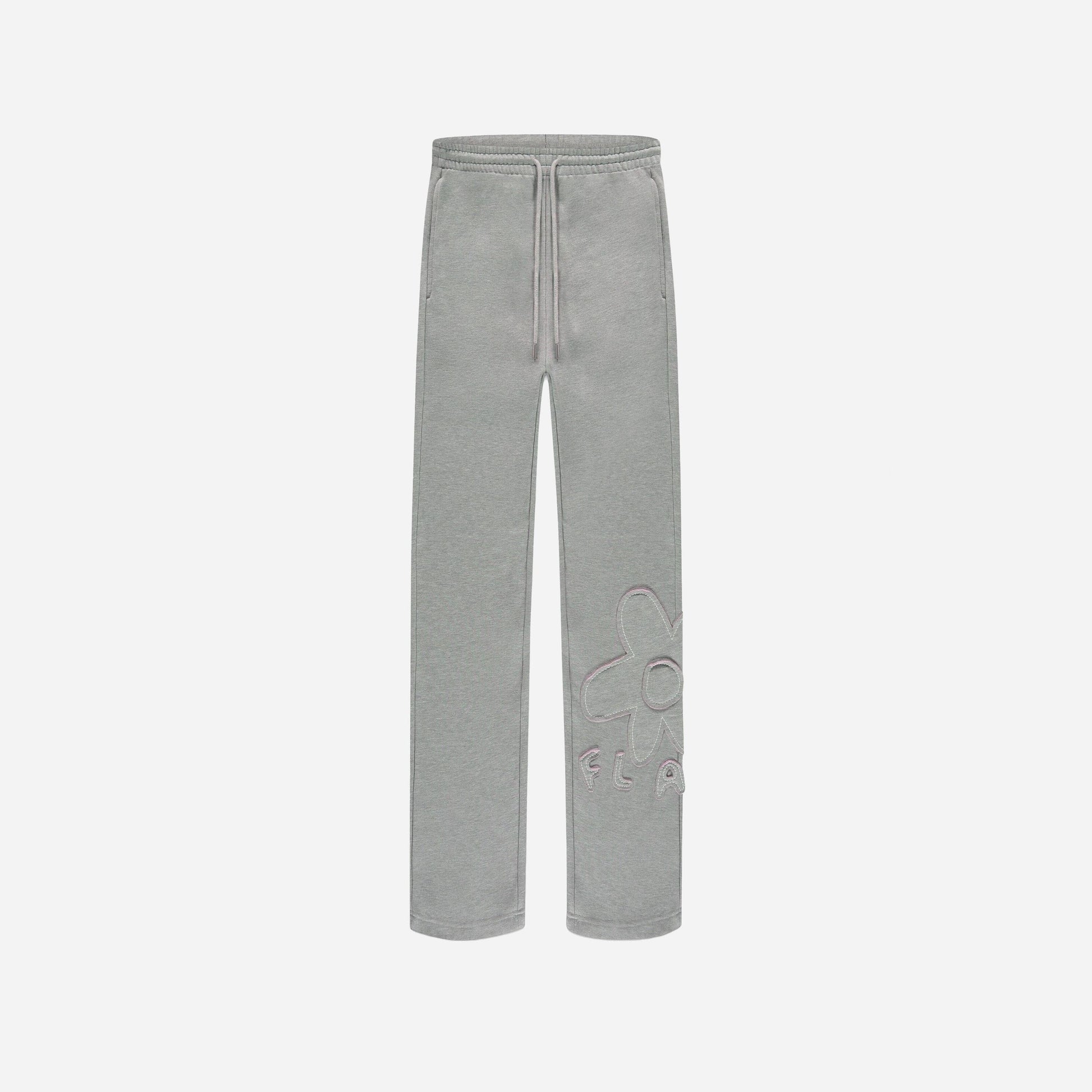 Blossom Patches Sweatpants | Heather Grey