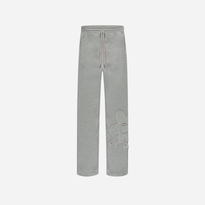 Blossom Patches Sweatpants | Heather Grey