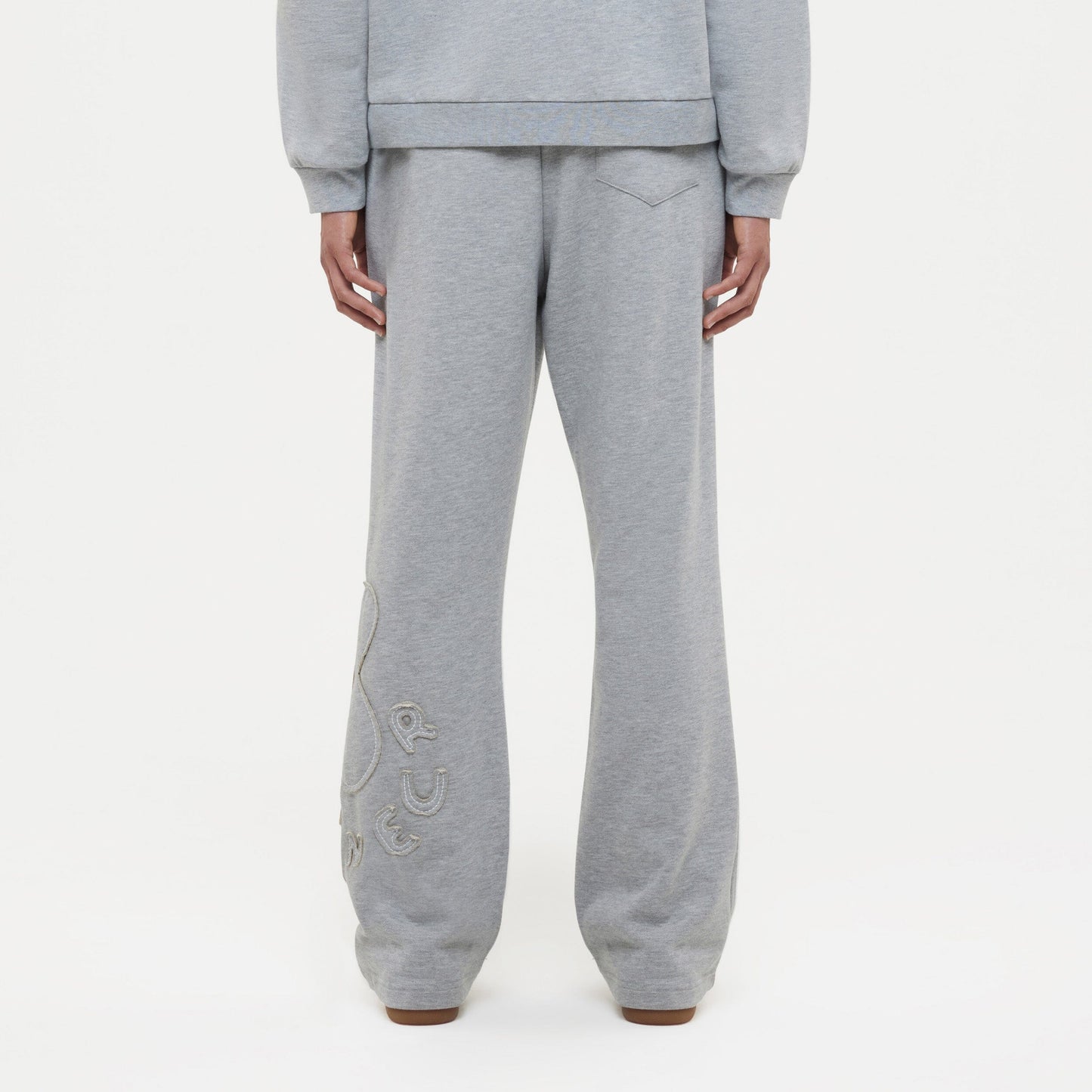 Blossom Patches Sweatpants Heather Grey