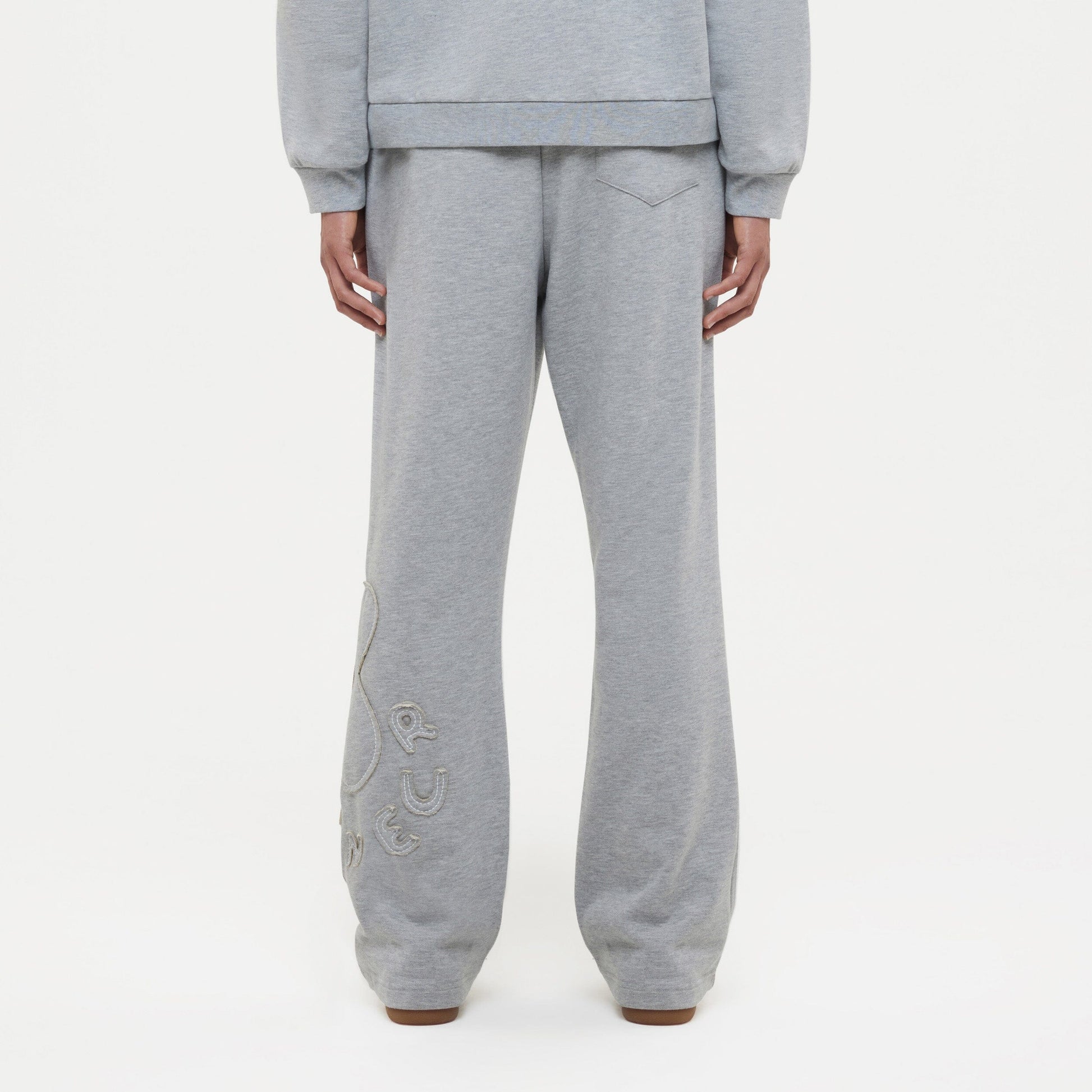 Blossom Patches Sweatpants Heather Grey