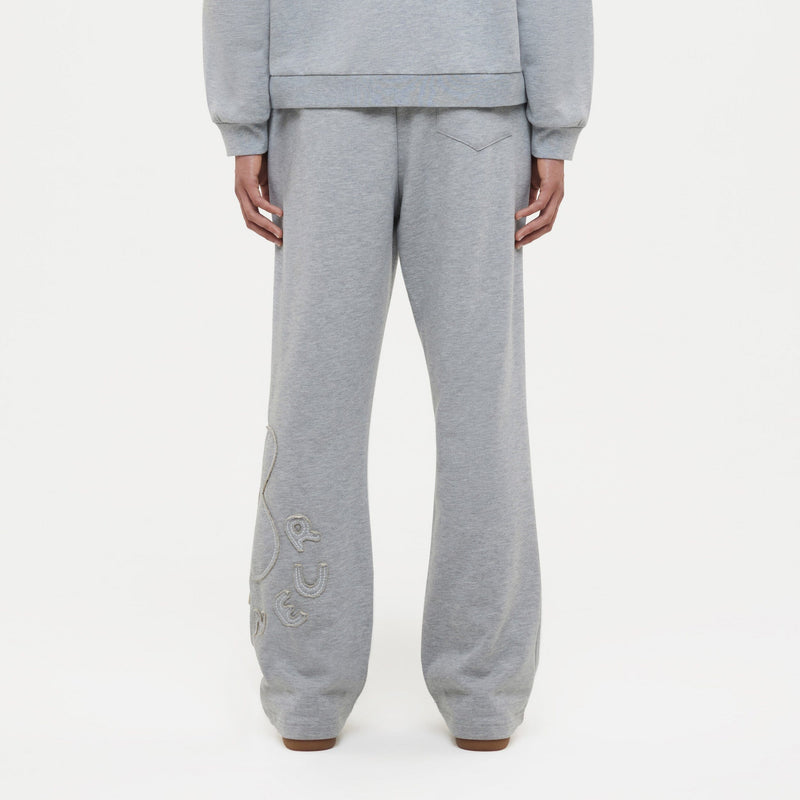 Blossom Patches Sweatpants | Heather Grey