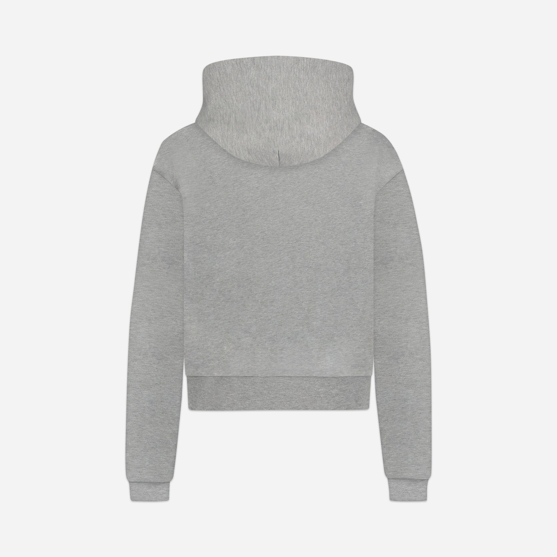 Blossom Patches Zip-Up Hoodie | Heather Grey