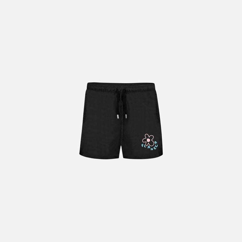 Blossom Swim Shorts | Black