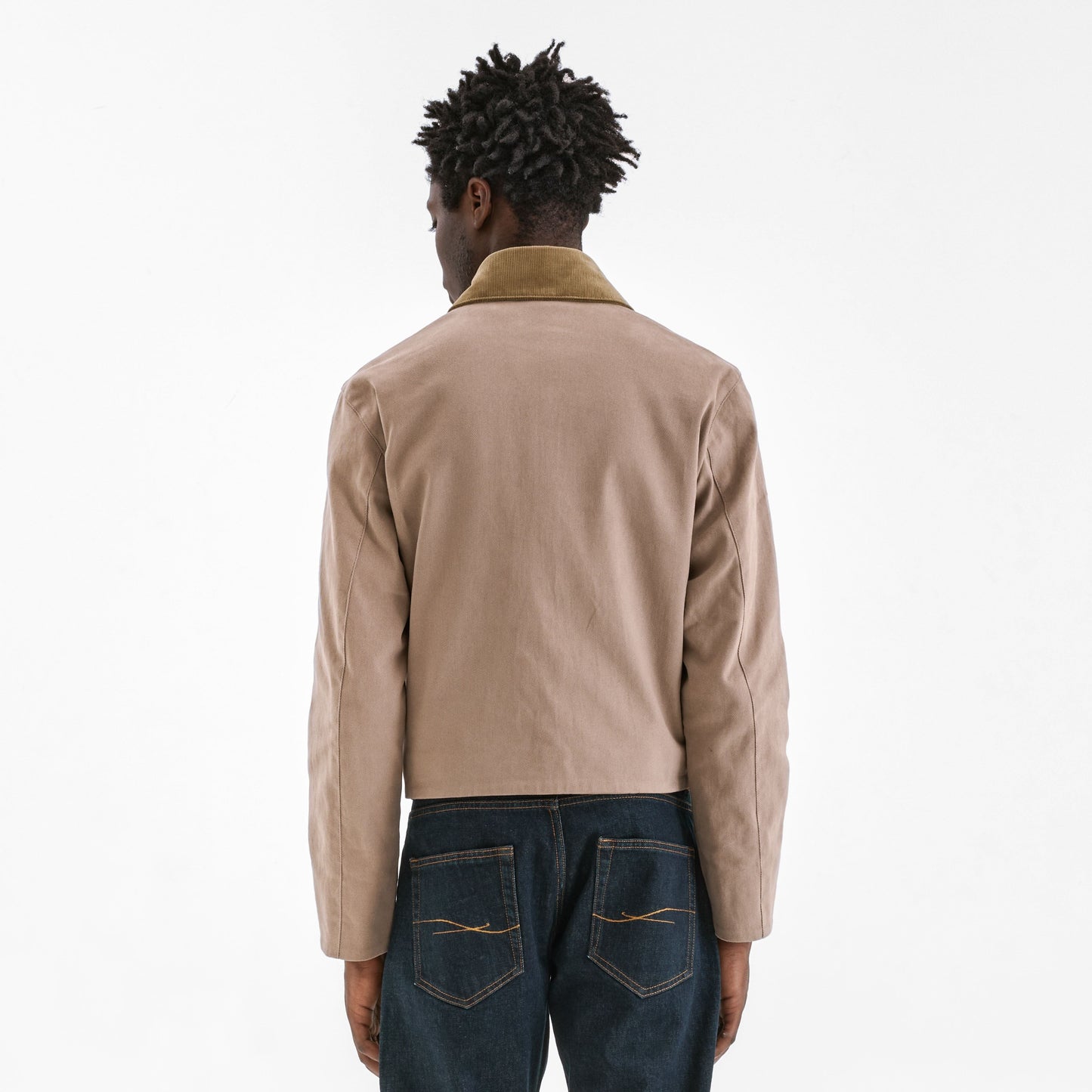 Blouson Worker Jacket | Brown