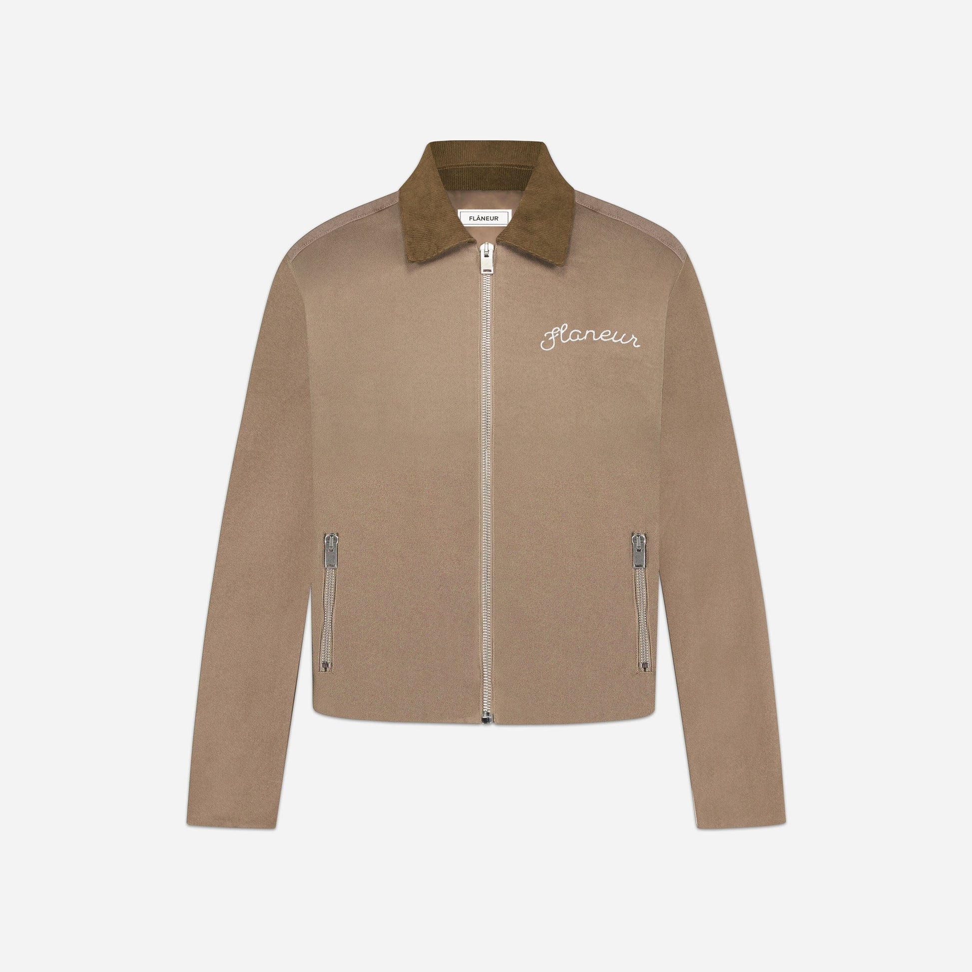 Blouson Worker Jacket | Brown