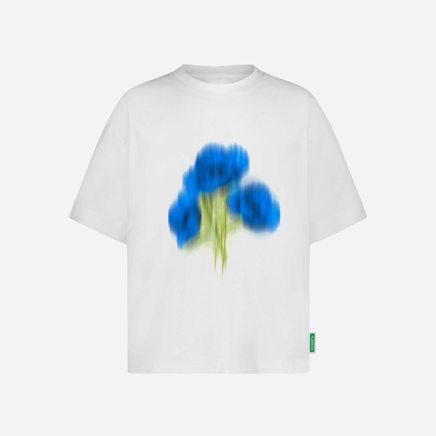 Blurred Flower T-Shirt White