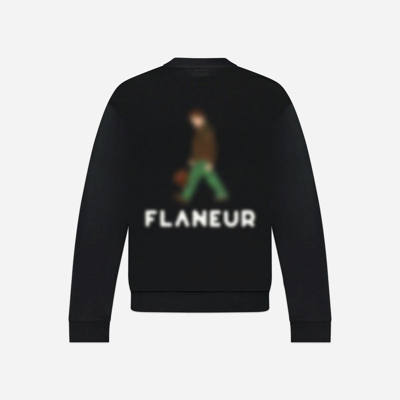 Blurred Stroller Sweater | Black