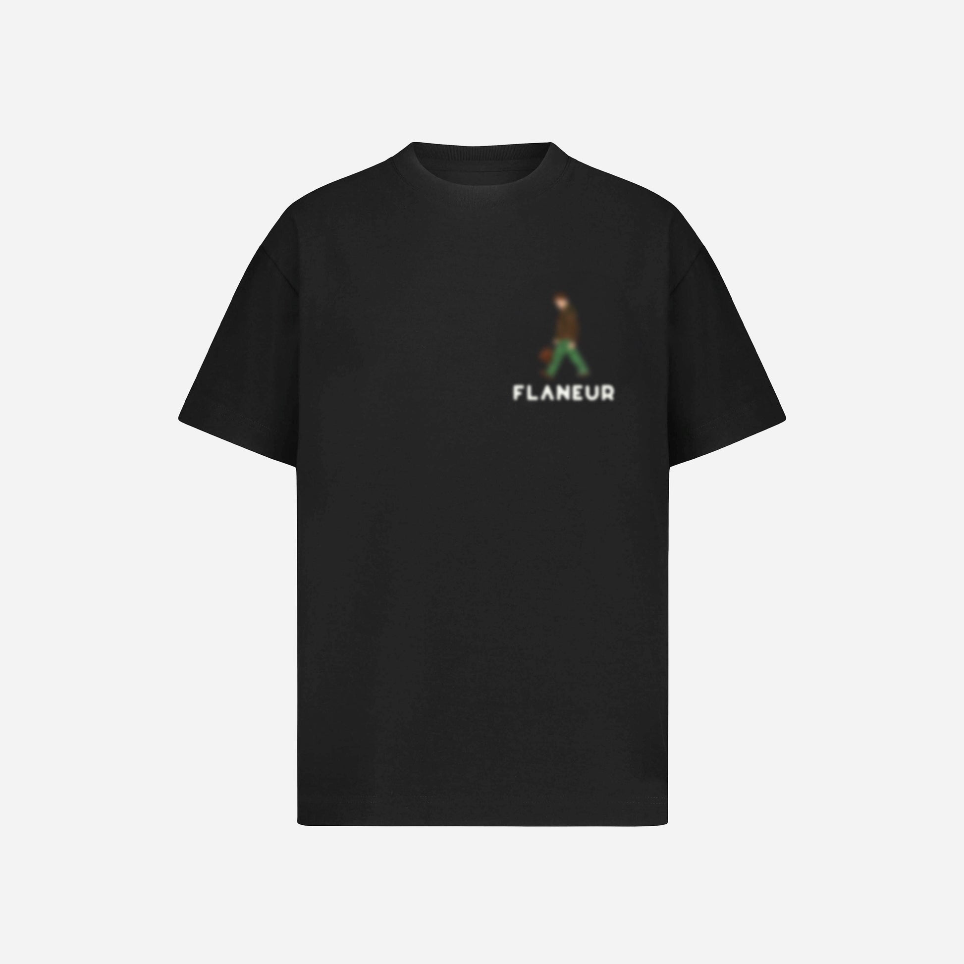 Blurred Stroller T-Shirt | Black