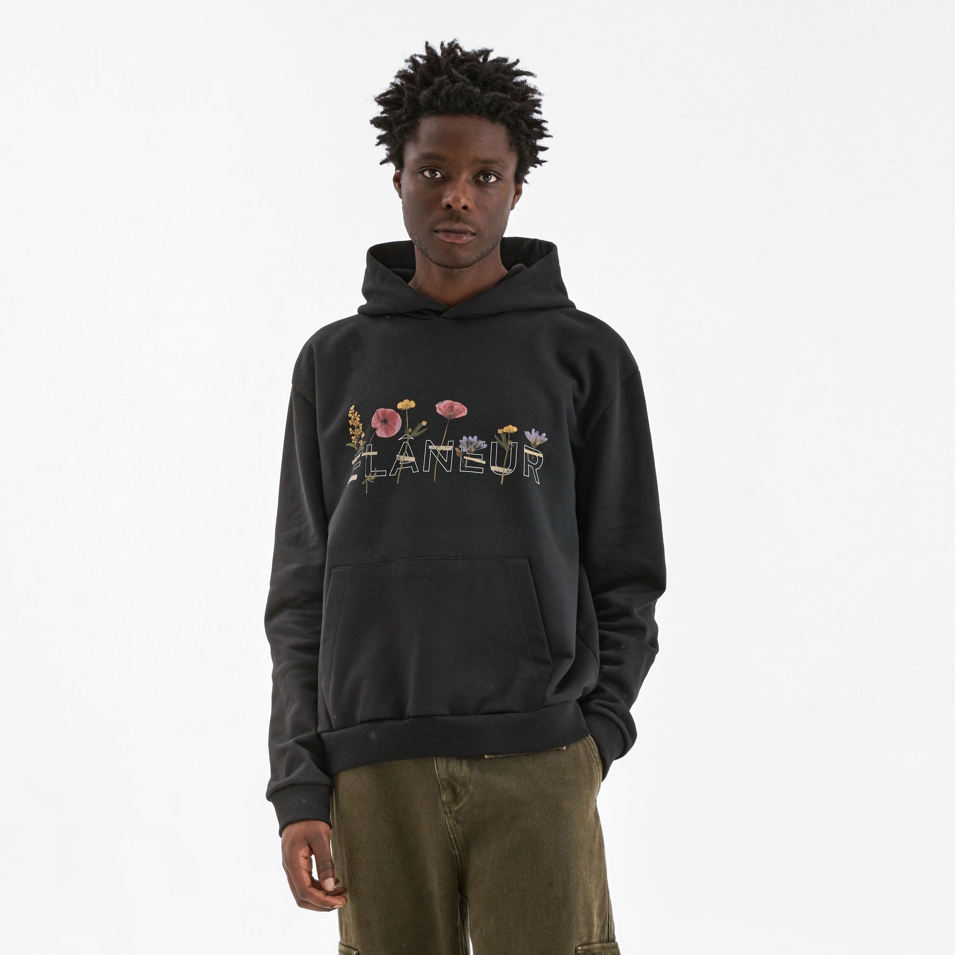 Botanical Hoodie | Black