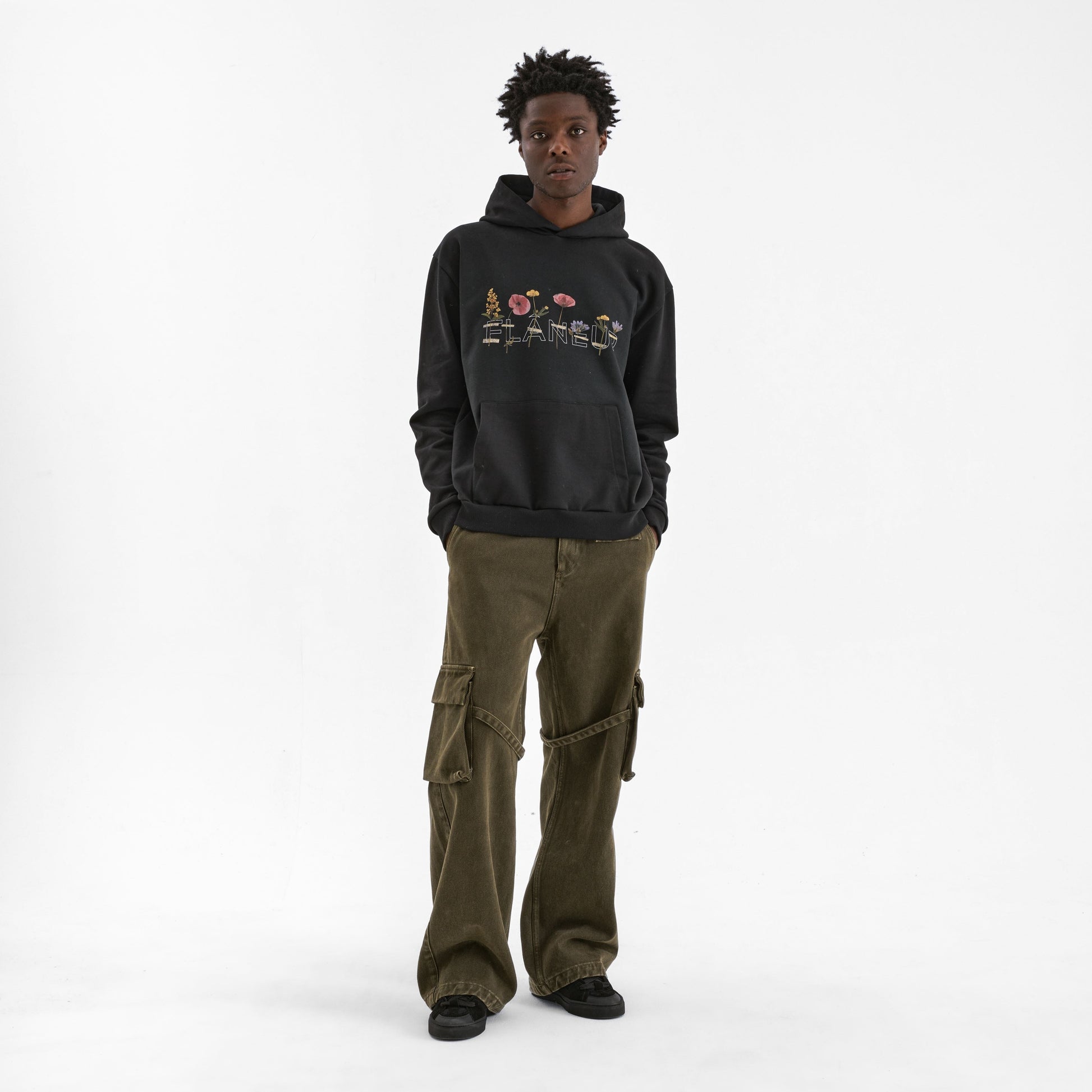 Botanical Hoodie | Black